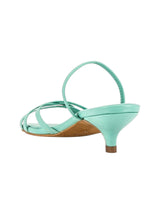 Women's Plain Heeled Shoes,Turquoise Blue