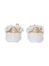 Kids Girl's Plain Shoes With Charm Bycast,White