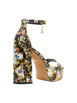 Women's Printed Heeled Shoes,Multi
