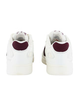 Women's Textured Shoes,White/Burgandy