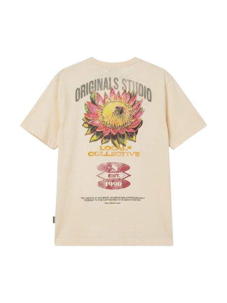 Kids Girl's Printed Top,Beige