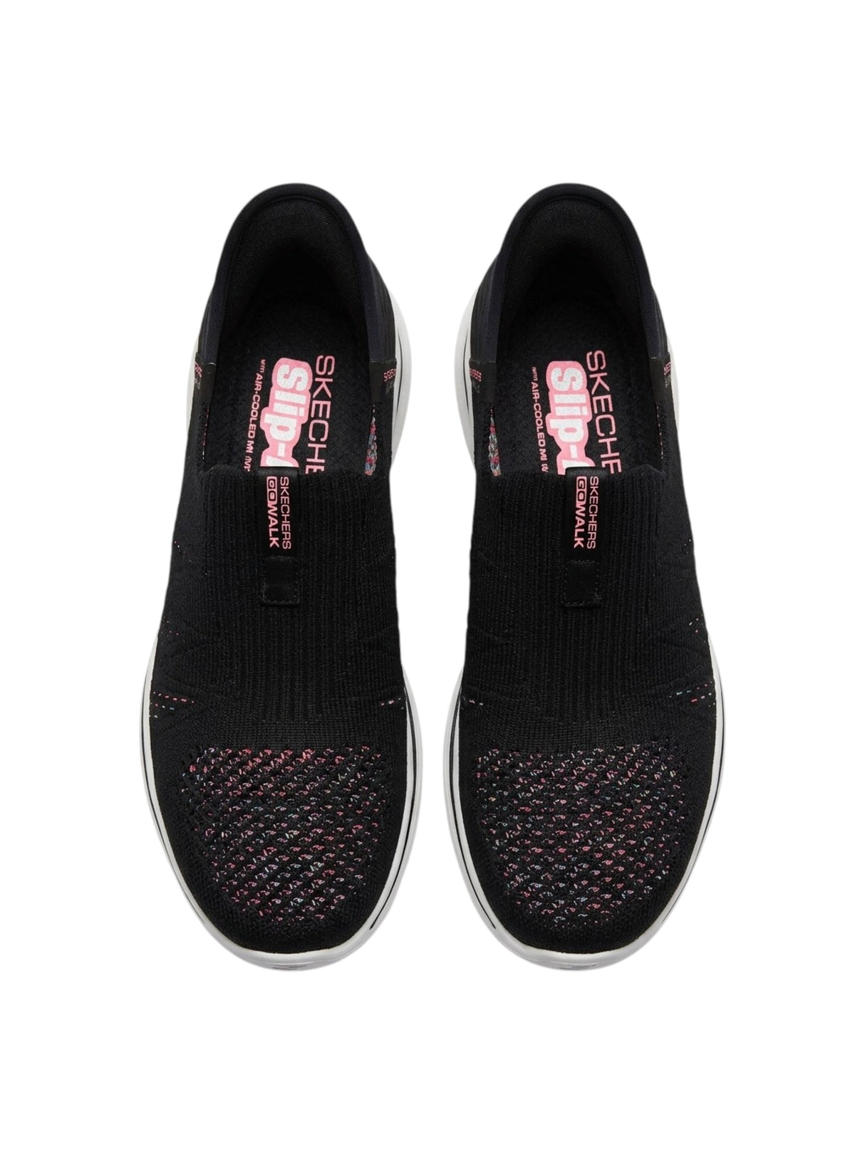 Women's Printed Shoes,Black/Pink