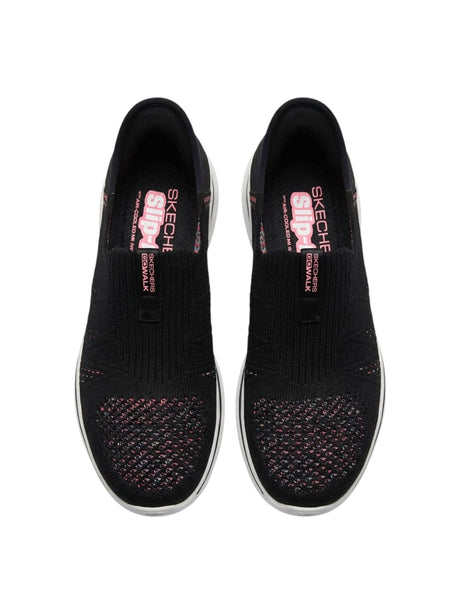 Women's Printed Shoes,Black/Pink