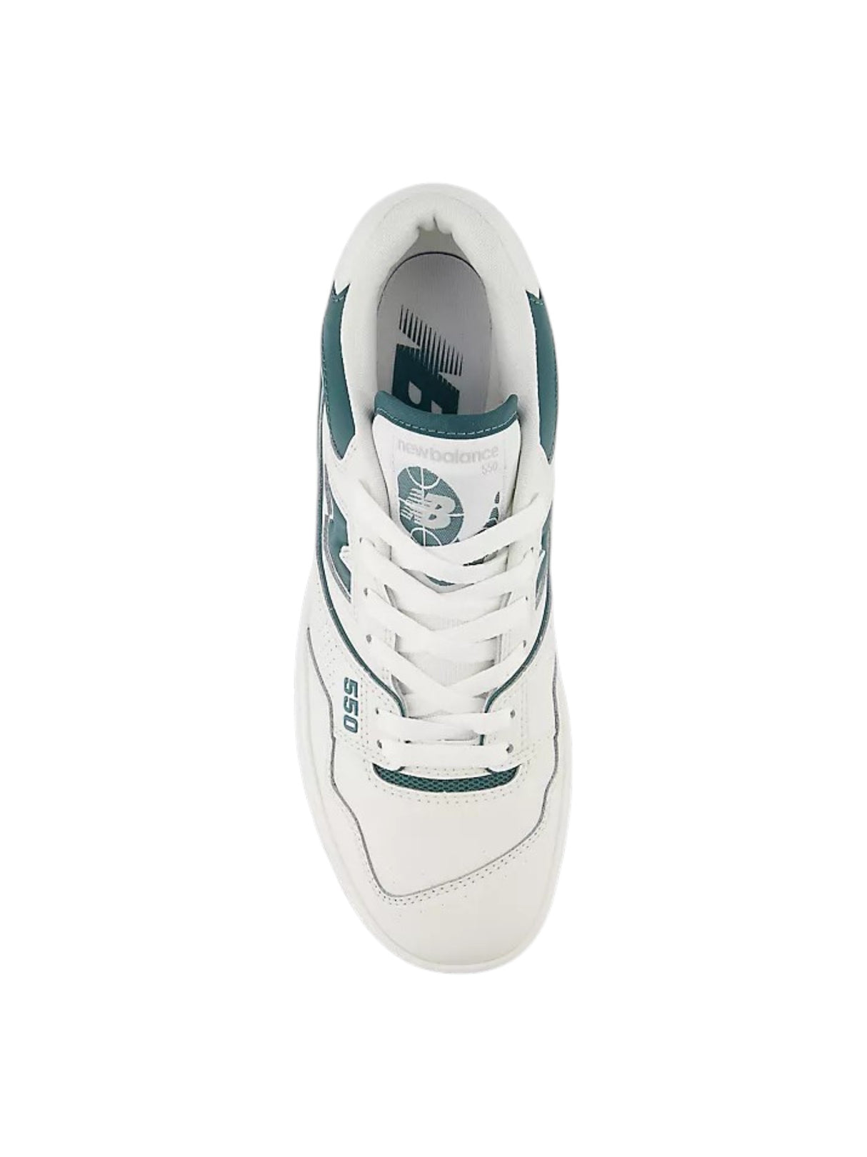 New Balance 550 Women's Logo Patched Shoes,White