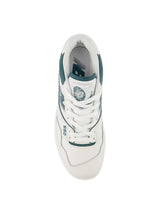 New Balance 550 Women's Logo Patched Shoes,White