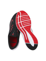 Quest 3 Men's Logo Patched Shoes,Black/Red
