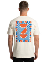 Men's Printed Top,Light Beige
