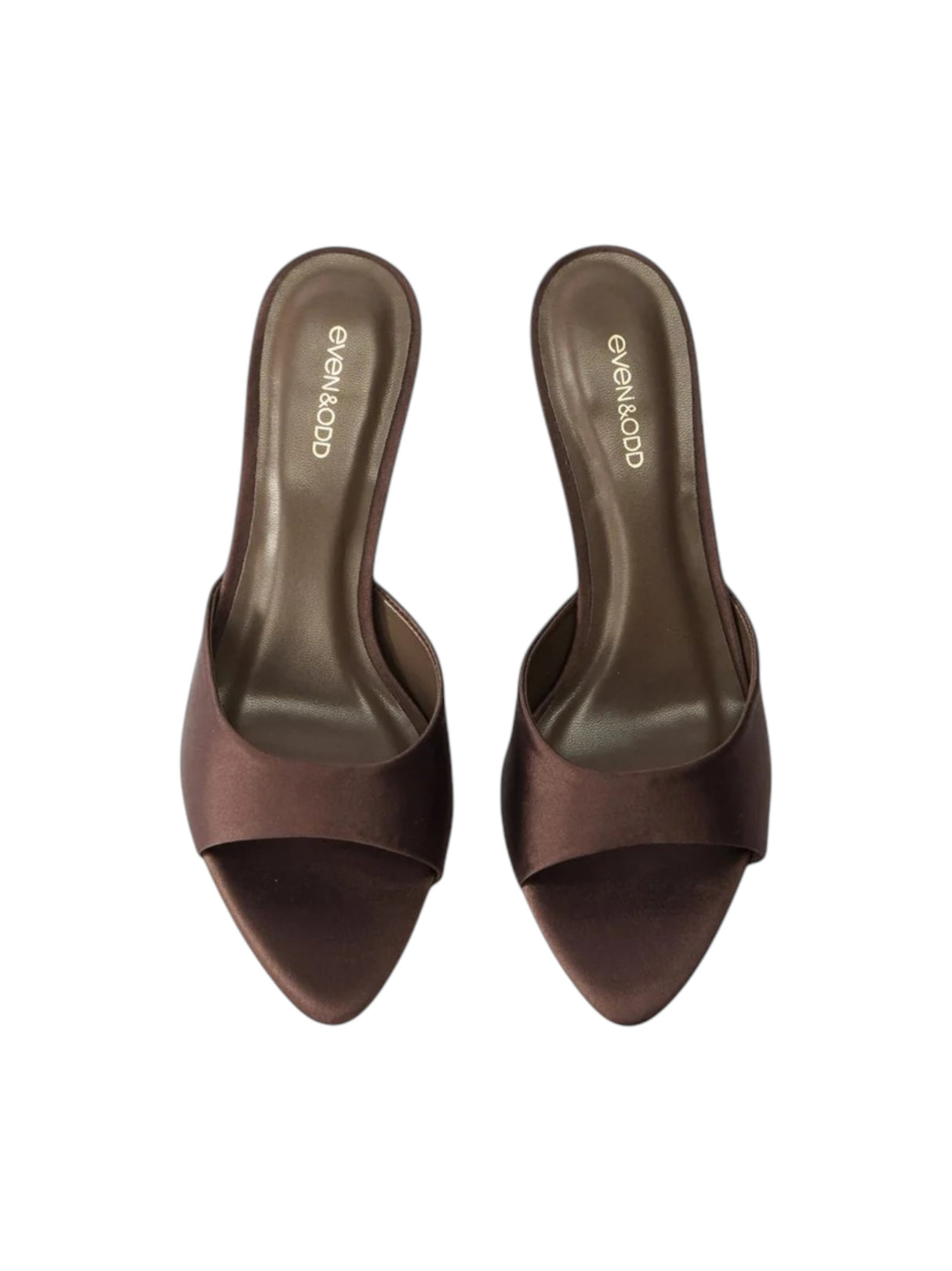 Women's Plain Heeled Shoes,Dark Brown