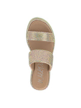 Women's  Strass Rhinestone Printed Heeled Shoes,Multi