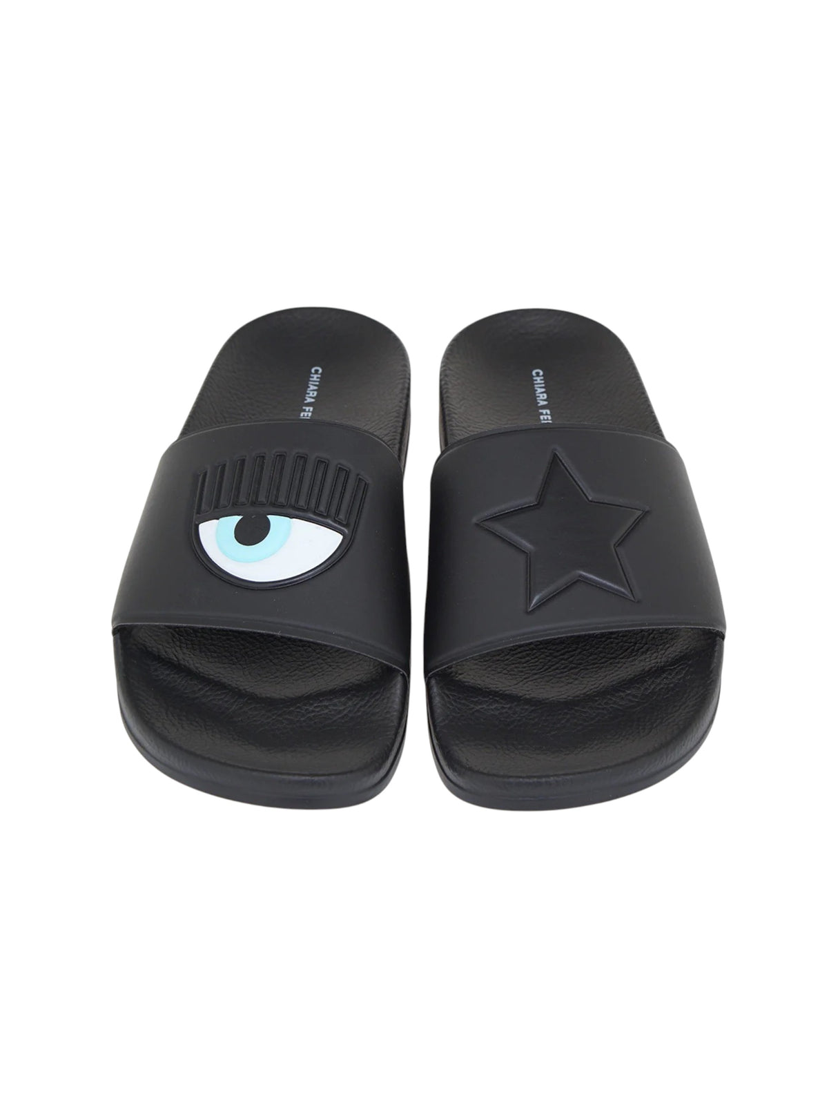 Kids Girl's Printed Slippers,Black