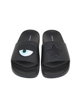 Kids Girl's Printed Slippers,Black