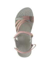 Kids Girl's Colorblocked Sandals,Grey/Pink