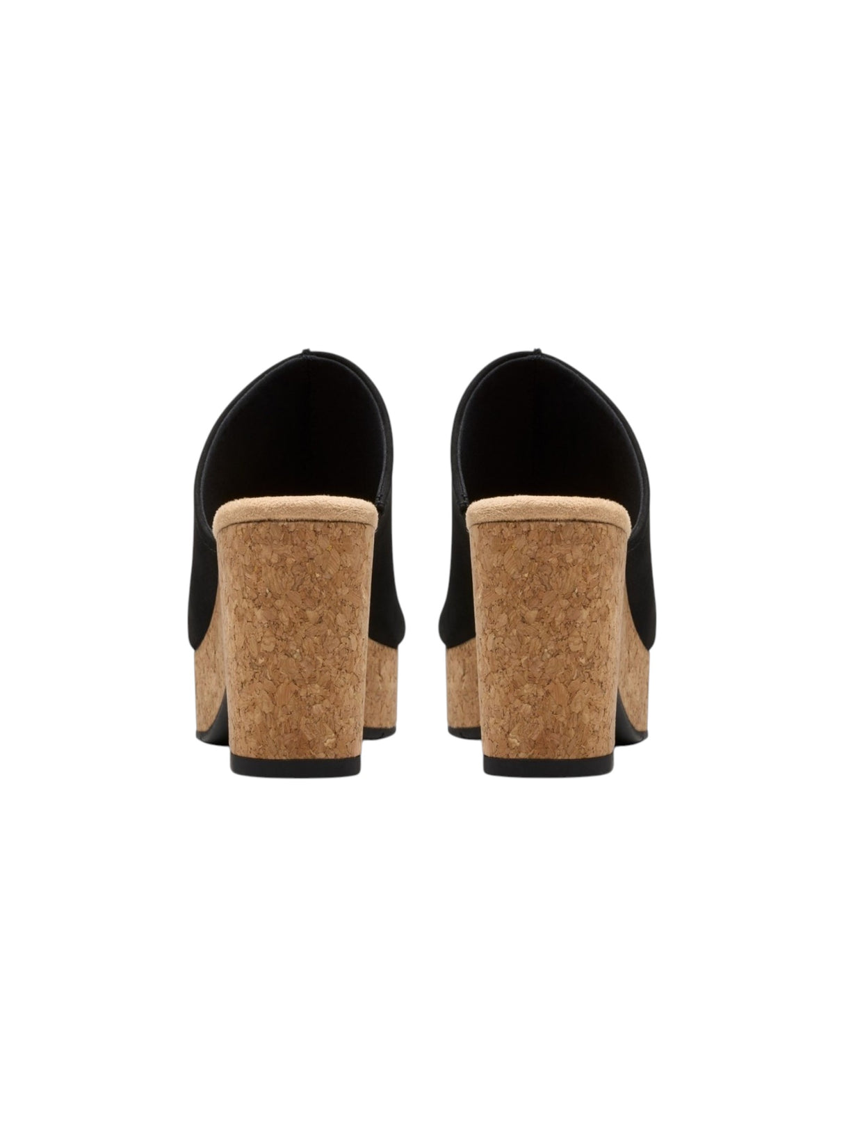 Women's Plain Heeled Shoes,Black