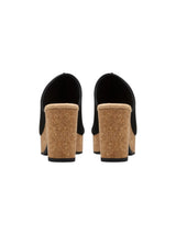 Women's Plain Heeled Shoes,Black