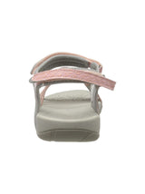 Kids Girl's Colorblocked Sandals,Grey/Pink