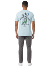 Men's Printed Top,Blue