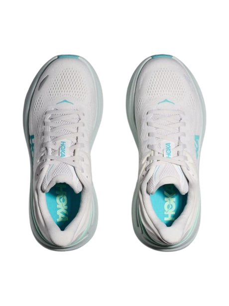 Bondi 9 Running Women's Logo Patched Shoes,White