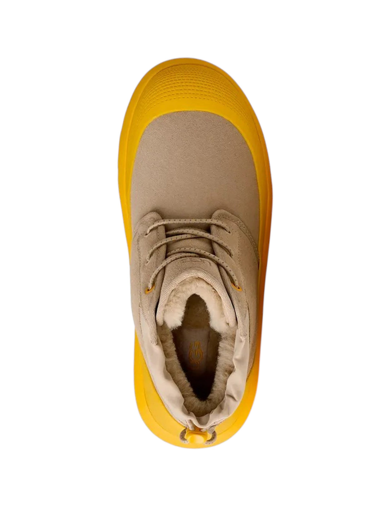 Men's Colorblocked Neumel Weather Hybrid Chukka Ankel Boots,Yellow/Beige