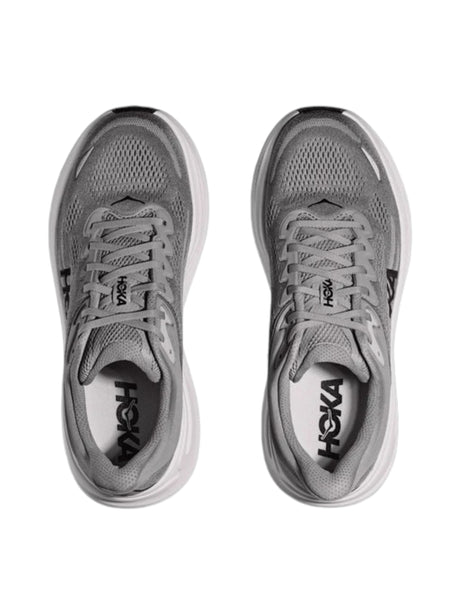 Bondi 9 Running Men's Logo Patched Shoes,Grey