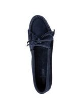 Women's Textured Kilty Shoes,Navy