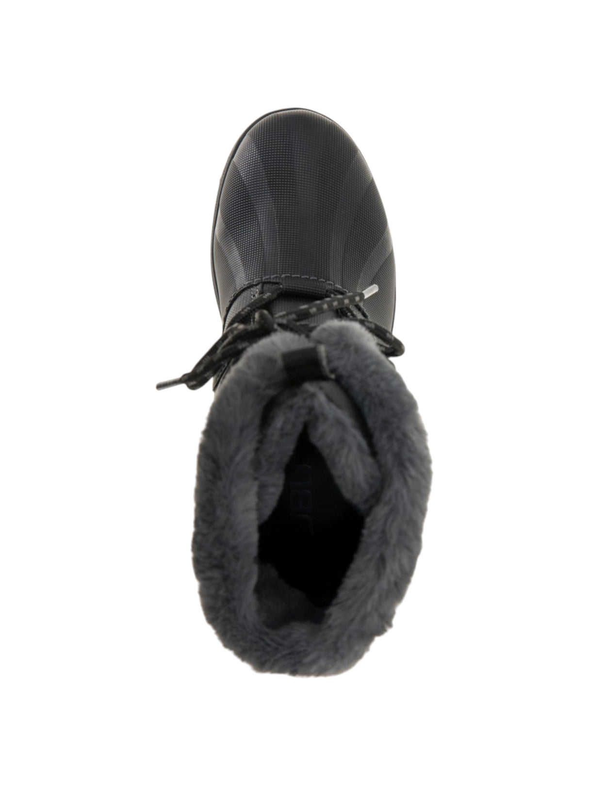 Women's Plain Brisky Winter Ankle Boots With Faux Fur Inside,Black