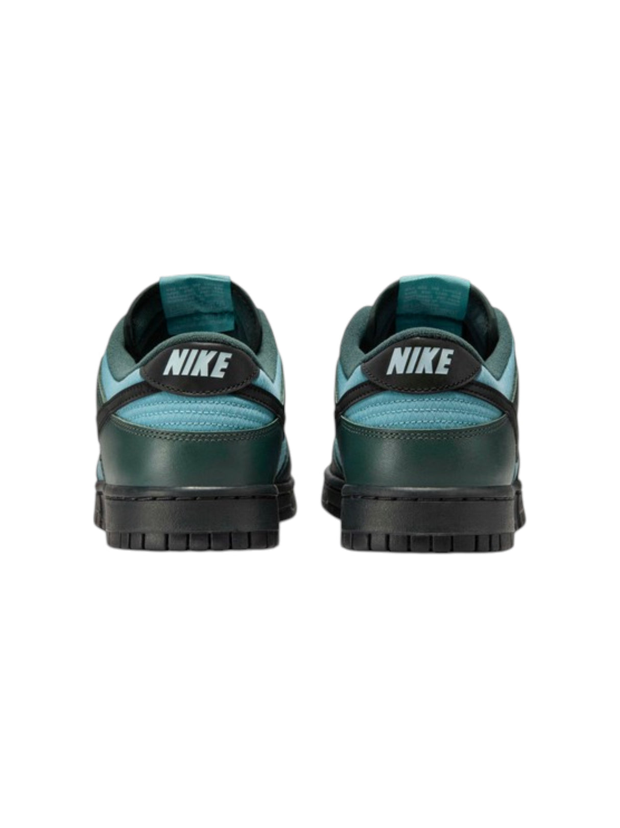 Dunk Low Retro SE Men's Logo Patched Shoes,Green/Denim Turquoise