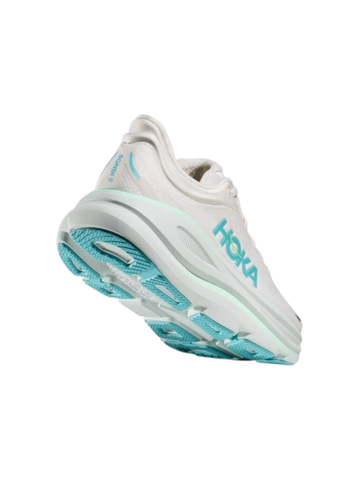 Bondi 9 Running Women's Logo Patched Shoes,White