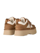 Women's Colorblocked Shoes,White/Brown