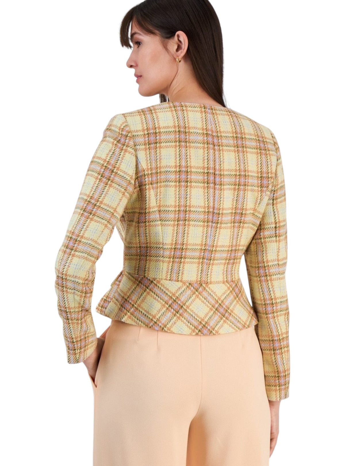 Women's Plaid BLAZERS,Multi