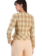 Women's Plaid BLAZERS,Multi