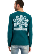 Men's Printed Top,Green