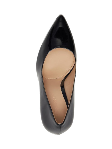 Women's Plain Heeled Shoes,Black