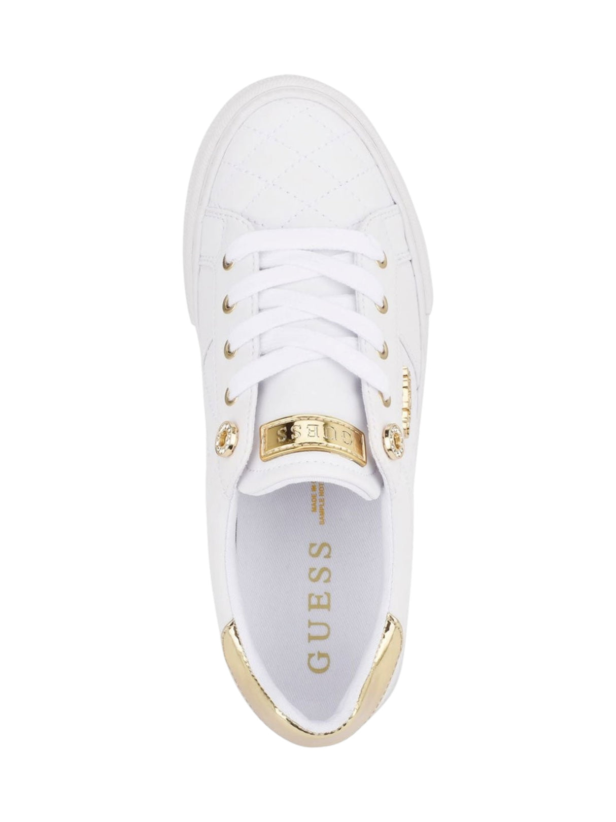 Women's Logo Patched Shoes,White