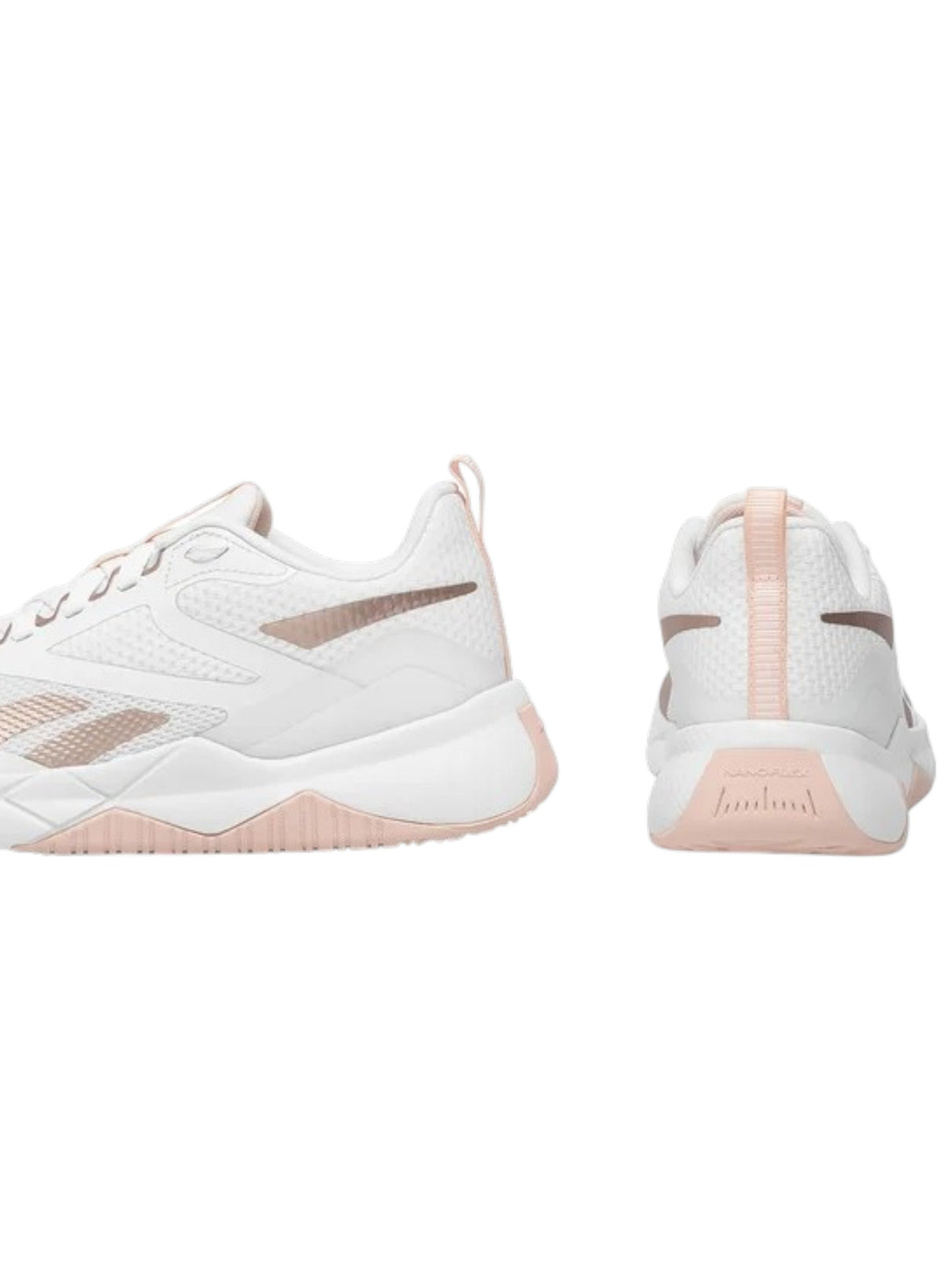 Women's Logo Patched Shoes,White/Pink