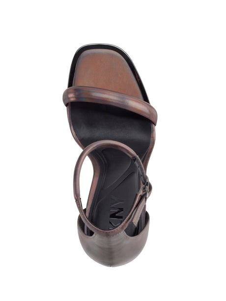 Women's Plain Heeled Shoes,Brown