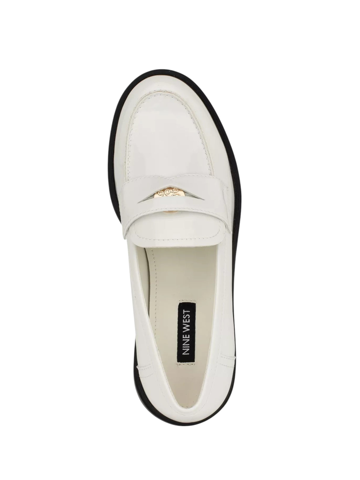 Women's Plain Casual Loafers Shoes,White