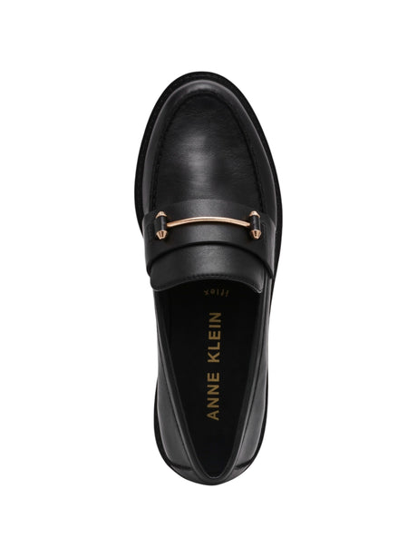 Women's Plain Loafers Shoes,Black