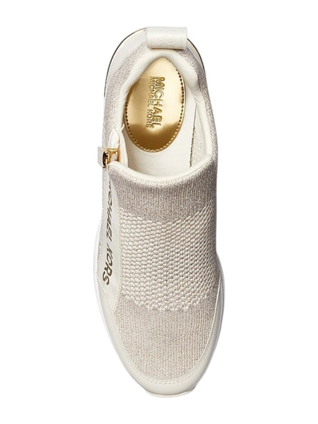 Women's Logo Patched Shoes,Beige