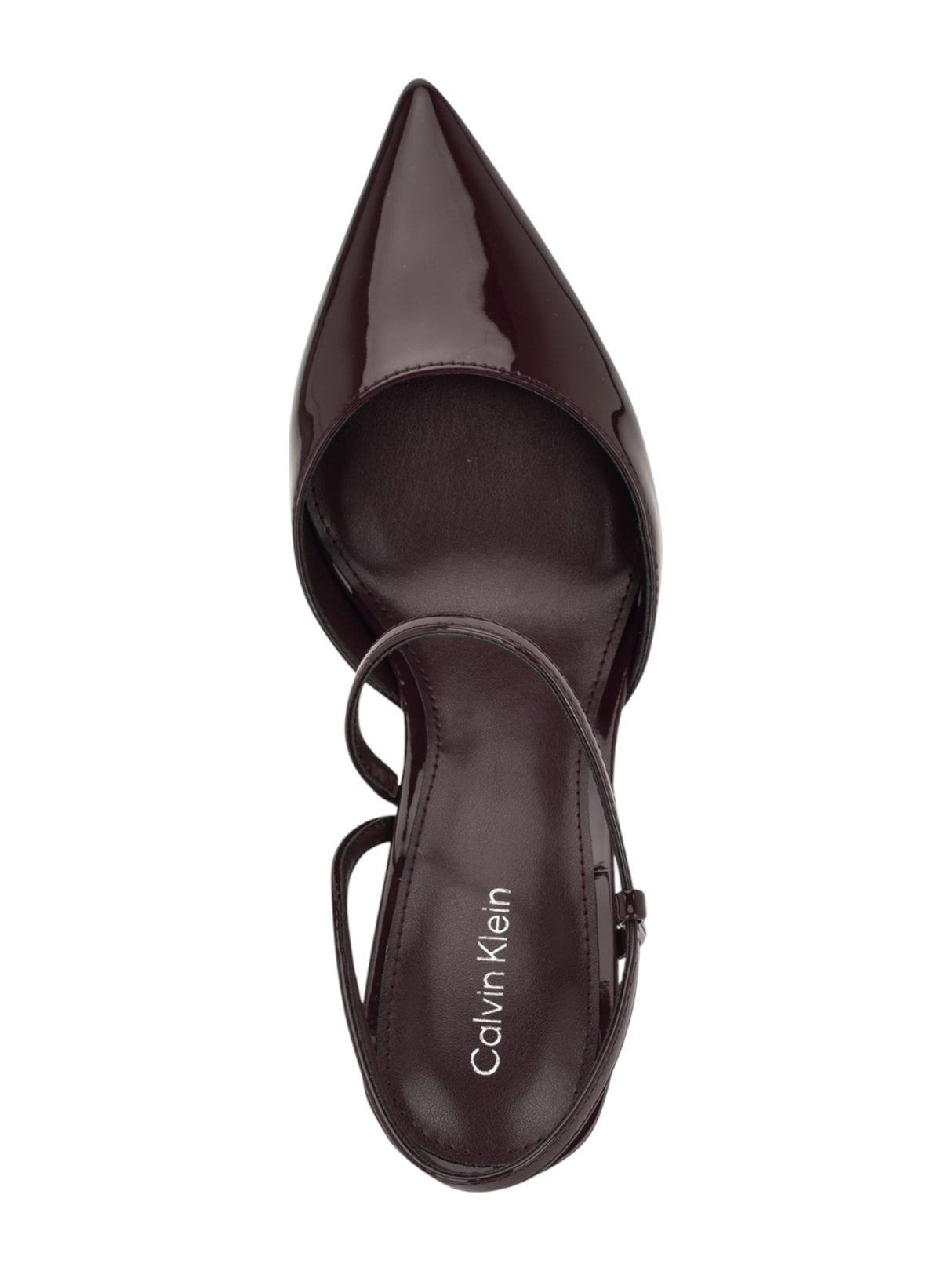 Women's Plain Solid Heeled Shoes,Burgandy