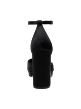 Women's Plain Heeled Shoes,Black