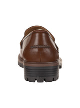 Women's Plain Loafer Flats Shoes,Brown