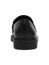 Women's Plain Loafers Shoes,Black