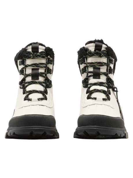 Women's Colorblocked Ankle Boots For Snow,White/Black