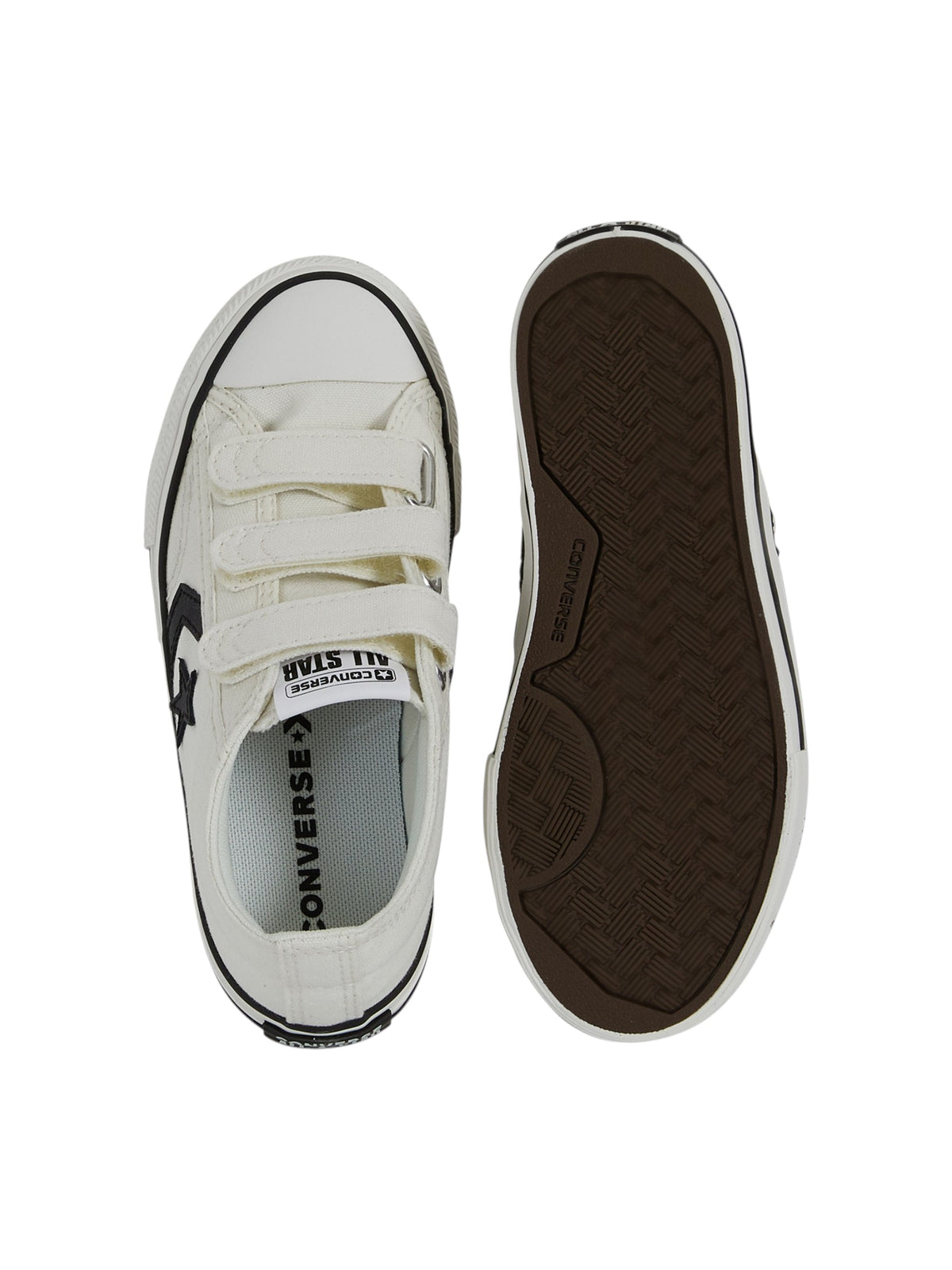Kids Boy's Logo Patched Shoes,White