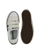 Kids Boy's Logo Patched Shoes,White