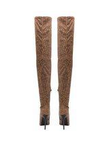 Women's Printed High Boots,Tiger