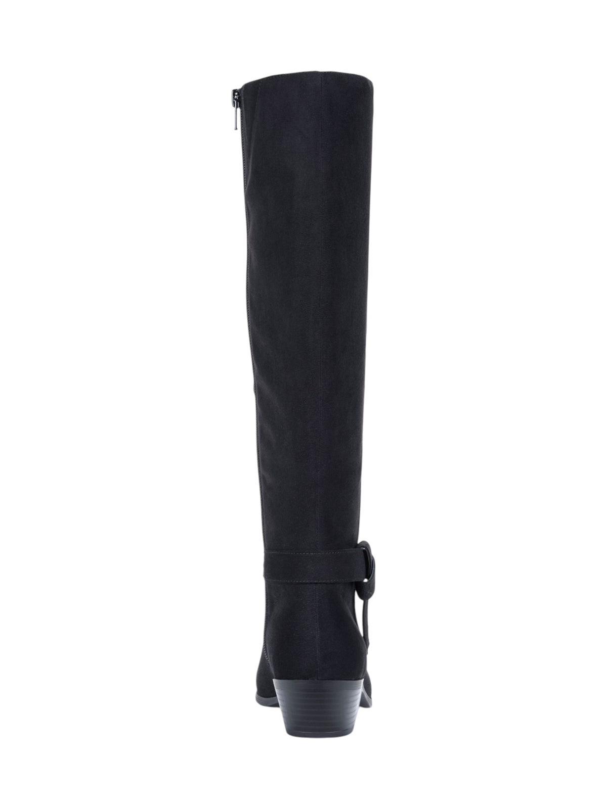Women's Plain Belt High Boots,Black
