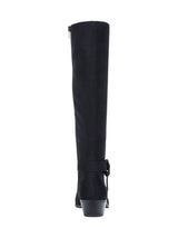 Women's Plain Belt High Boots,Black