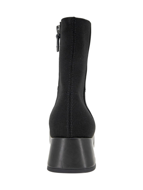 Women's Plain Ankle Boots,Black