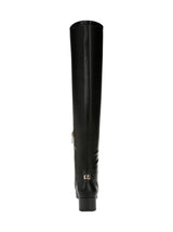 Women's Plain High Boots,Black